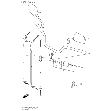 HANDLEBAR (DL650XAM3E03)