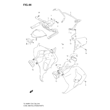 COWLING BODY INSTALLATION PARTS