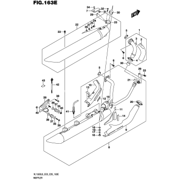 MUFFLER (VL1500TL8 E03)