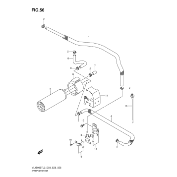 EVAP SYSTEM (VL1500BTL3 E33)