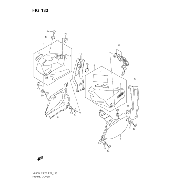 FRAME COVER (VL800  E28)