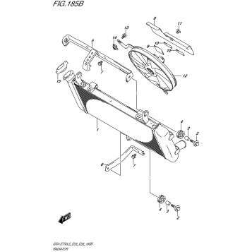 RADIATOR (GSX-S750AL5 E28)