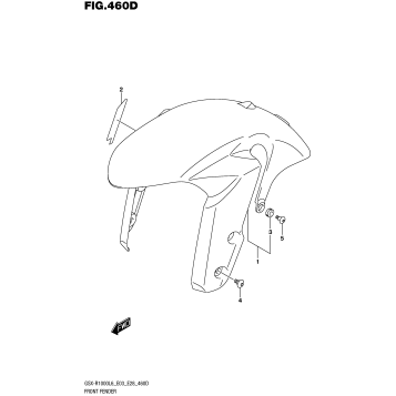 FRONT FENDER (GSX-R1000AL6 E28)