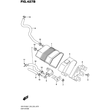 EVAP SYSTEM (GSX-R1000AL7 E33)