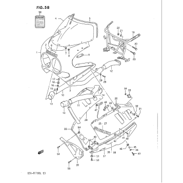 COWLING (MODEL K 3CG)