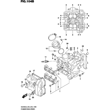 CYLINDER HEAD (FRONT)