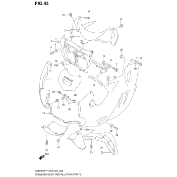 COWLING BODY INSTALLATION PARTS
