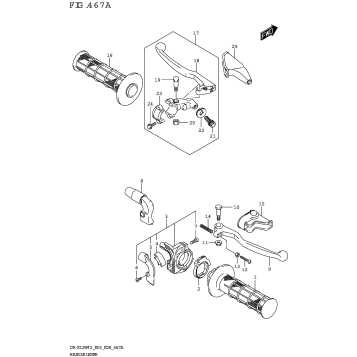 HANDLE LEVER (DR-Z125L:(E03,E28))