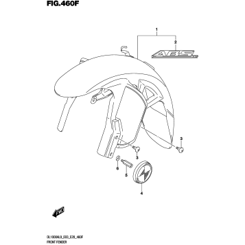 FRONT FENDER (DL1000AL9 E33)