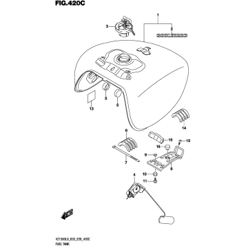 FUEL TANK (E33) (FOR YVB)