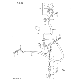 REAR MASTER CYLINDER (MODEL K)