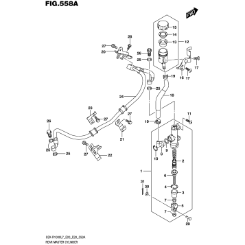 REAR MASTER CYLINDER (GSX-R1000L7 E03)