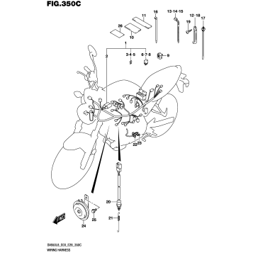 WIRING HARNESS (SV650AL8 E28)