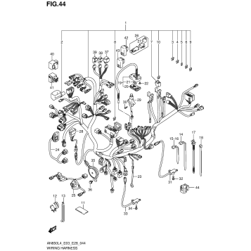WIRING HARNESS (AN650ZL4 E28)