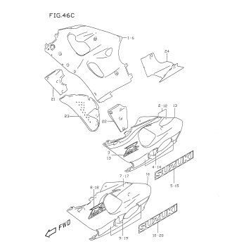 UNDER COWLING BODY (MODEL X)