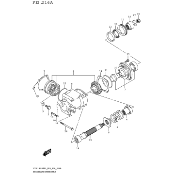SECONDARY DRIVE GEAR