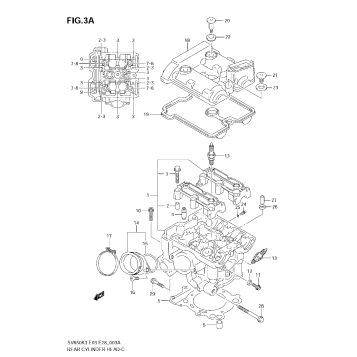 REAR CYLINDER HEAD (MODEL K7)