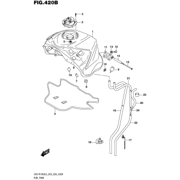 FUEL TANK (GSX-R1000L5 E28)
