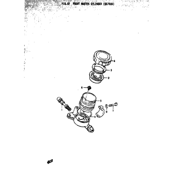 FRONT MASTER CYLINDER (GS750B)