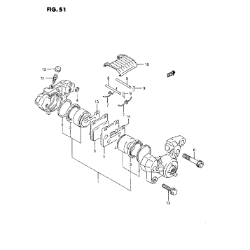 REAR CALIPER (MODEL K/L/M/N)