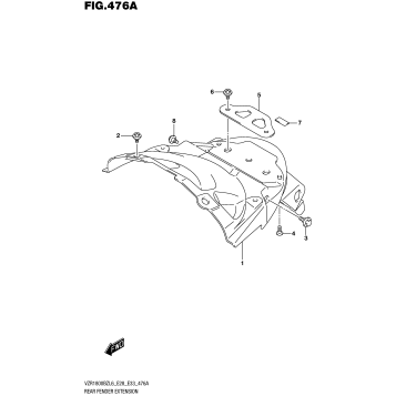 REAR FENDER EXTENSION