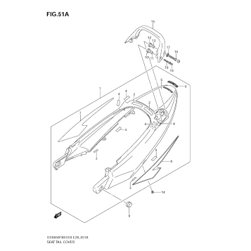 SEAT TAIL COVER (EAJ,FKE,GLR)