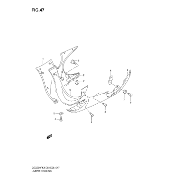 UNDER COWLING (MODEL K4/K5)