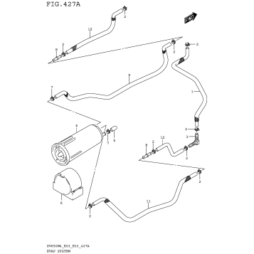 EVAP SYSTEM (SV650M4 E33)