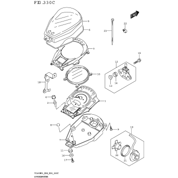 SPEEDOMETER (VL800T:E33)