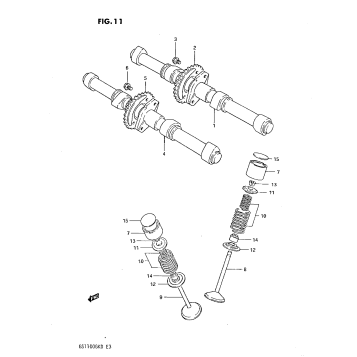 CAM SHAFT-VALVE