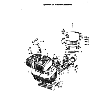 CYLINDER-AIR CLEANER-CARBURETOR