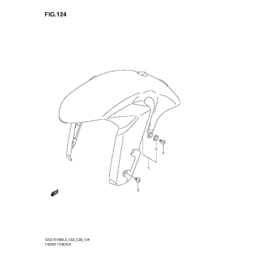 FRONT FENDER (GSX-R1000L3 E33)