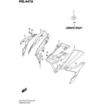FRAME BODY COVER (FOR YKV,AJX)