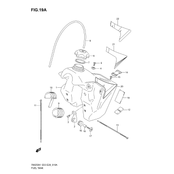 FUEL TANK (MODEL K4/K5/K6)