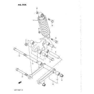 REAR CUSHION LEVER (N/P)
