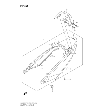 SEAT TAIL COVER (YAY)