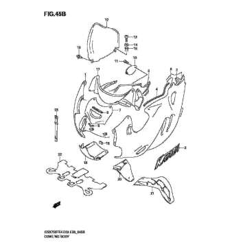 COWLING BODY (MODEL K6)