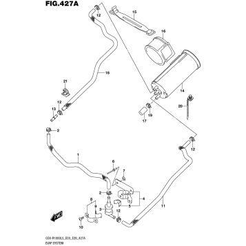 EVAP SYSTEM (GSX-R1000L5 E33)