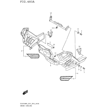 UNDER COWLING (DL650XAM4 E03)
