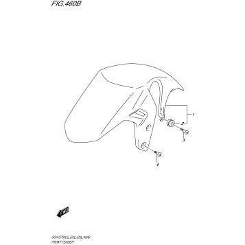 FRONT FENDER (GSX-S750AL5 E28)