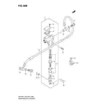 REAR MASTER CYLINDER (MODEL K4)