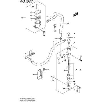 REAR MASTER CYLINDER (SFV650L5 E33)