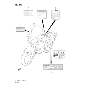 LABEL (DL650A L1 E33)