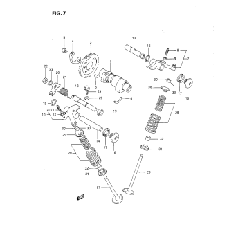 CAM SHAFT-VALVE (L/M/N/P)