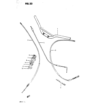 HANDLEBAR - CONTROL CABLE