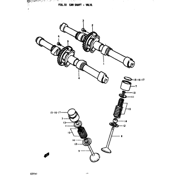 CAM SHAFT - VALVE
