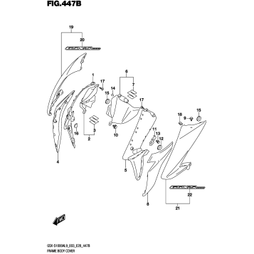 FRAME BODY COVER (GSX-S1000AL9 E28)