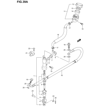 REAR MASTER CYLINDER (MODEL K5/K6)