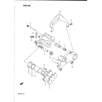 REAR CALIPERS (MODEL K)