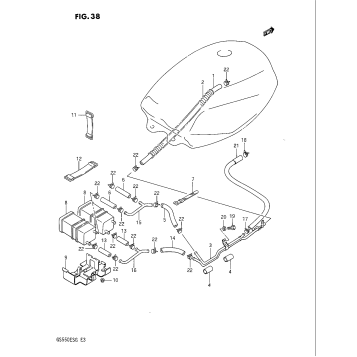 CANISTER (FOR MODEL F OF CALIFORNIA)